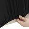 vidaXL - Vierzitsbankhoes - stretch - polyester - jersey - zwart