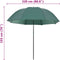 vidaXL - Visparaplu - groen - 240 - x - 210 - cm