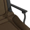 vidaXL - Visstoel - met - armleuning - inklapbaar - taupe