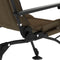 vidaXL - Visstoel - met - armleuning - inklapbaar - taupe