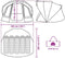 vidaXL - Vistent - 5-persoons - waterdicht - bruin