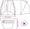 vidaXL - Vistent - waterdicht - bruin