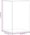 vidaXL - Vitrine - transparant - 14x14x22 - cm - acryl