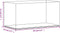 vidaXL - Vitrine - transparant - 24x12x11 - cm - acryl