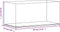 vidaXL - Vitrine - transparant - 30x15x14 - cm - acryl