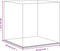 vidaXL - Vitrine - transparant - 30x30x30 - cm - acryl