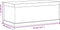 vidaXL - Vitrine - transparant - 34x16x14 - cm - acryl