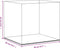 vidaXL - Vitrine - transparant - 40x36x35 - cm - acryl