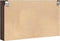 vidaXL - Vitrinekast - 100x15x58 - cm - bewerkt - hout - bruin - eikenkleurig