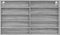 vidaXL - Vitrinekast - 100x15x58 - cm - bewerkt - hout - grijs - sonoma - eikenkleurig