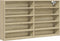 vidaXL - Vitrinekast - 100x15x58 - cm - bewerkt - hout - sonoma - eikenkleurig