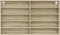 vidaXL - Vitrinekast - 100x15x58 - cm - bewerkt - hout - sonoma - eikenkleurig