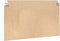 vidaXL - Vitrinekast - 100x15x58 - cm - bewerkt - hout - wit