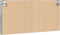 vidaXL - Vitrinekast - 100x8,5x50 - cm - bewerkt - hout - betongrijs