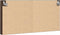 vidaXL - Vitrinekast - 100x8,5x50 - cm - bewerkt - hout - bruin - eikenkleurig