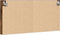vidaXL - Vitrinekast - 100x8,5x50 - cm - bewerkt - hout - gerookt - eikenkleurig