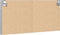 vidaXL - Vitrinekast - 100x8,5x50 - cm - bewerkt - hout - grijs - sonoma - eikenkleur
