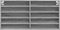 vidaXL - Vitrinekast - 100x8,5x50 - cm - bewerkt - hout - grijs - sonoma - eikenkleur