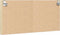 vidaXL - Vitrinekast - 100x8,5x50 - cm - bewerkt - hout - sonoma - eikenkleurig