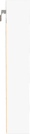 vidaXL - Vitrinekast - 100x8,5x50 - cm - bewerkt - hout - wit