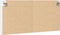 vidaXL - Vitrinekast - 100x8,5x50 - cm - bewerkt - hout - wit
