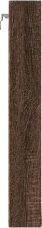 vidaXL - Vitrinekast - 100x8,5x58 - cm - bewerkt - hout - bruin - eikenkleurig