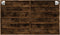 vidaXL - Vitrinekast - 100x8,5x58 - cm - bewerkt - hout - gerookt - eikenkleurig