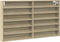 vidaXL - Vitrinekast - 100x8,5x58 - cm - bewerkt - hout - sonoma - eikenkleurig