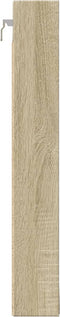vidaXL - Vitrinekast - 100x8,5x58 - cm - bewerkt - hout - sonoma - eikenkleurig
