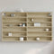 vidaXL - Vitrinekast - 100x8,5x58 - cm - bewerkt - hout - sonoma - eikenkleurig