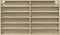 vidaXL - Vitrinekast - 100x8,5x58 - cm - bewerkt - hout - sonoma - eikenkleurig
