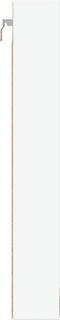 vidaXL - Vitrinekast - 100x8,5x58 - cm - bewerkt - hout - wit
