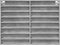 vidaXL - Vitrinekast - 100x8,5x75 - cm - bewerkt - hout - betongrijs