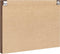 vidaXL - Vitrinekast - 100x8,5x75 - cm - bewerkt - hout - bruin - eikenkleur
