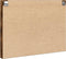 vidaXL - Vitrinekast - 100x8,5x75 - cm - bewerkt - hout - gerookt - eikenkleurig
