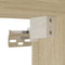 vidaXL - Vitrinekast - 100x8,5x75 - cm - bewerkt - hout - sonoma - eikenkleurig