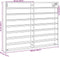 vidaXL - Vitrinekast - 100x8,5x75 - cm - bewerkt - hout - sonoma - eikenkleurig