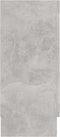 vidaXL - Vitrinekast - 120x30,5x70 - cm - bewerkt - hout - betongrijs