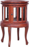 vidaXL - Vitrinekast - 50x50x76 - cm - massief - mahoniehout - bruin