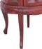 vidaXL - Vitrinekast - 50x50x76 - cm - massief - mahoniehout - bruin