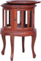 vidaXL - Vitrinekast - 50x50x76 - cm - massief - mahoniehout - bruin