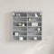 vidaXL - Vitrinekast - 60x8,5x58 - cm - bewerkt - hout - betongrijs