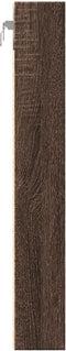 vidaXL - Vitrinekast - 60x8,5x58 - cm - bewerkt - hout - bruin - eikenkleurig