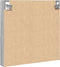vidaXL - Vitrinekast - 60x8,5x58 - cm - bewerkt - hout - grijs - sonoma - eikenkleur