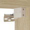 vidaXL - Vitrinekast - 60x8,5x58 - cm - bewerkt - hout - sonoma - eikenkleurig