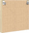 vidaXL - Vitrinekast - 60x8,5x58 - cm - bewerkt - hout - sonoma - eikenkleurig