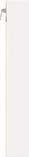 vidaXL - Vitrinekast - 60x8,5x58 - cm - bewerkt - hout - wit