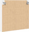 vidaXL - Vitrinekast - 60x8,5x58 - cm - bewerkt - hout - wit