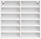 vidaXL - Vitrinekast - 60x8,5x58 - cm - bewerkt - hout - wit