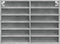vidaXL - Vitrinekast - 80x8,5x58 - cm - bewerkt - hout - betongrijs